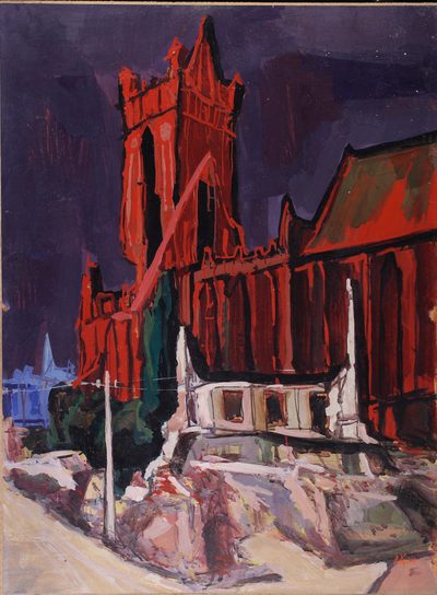 Oldřich Lajsek — krajinomalba, obraz K27