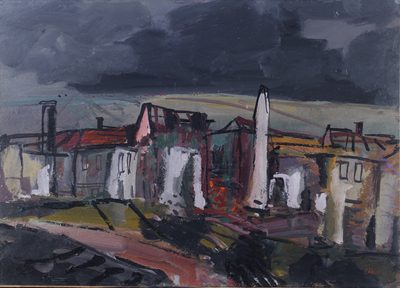 Oldřich Lajsek — krajinomalba, obraz K20