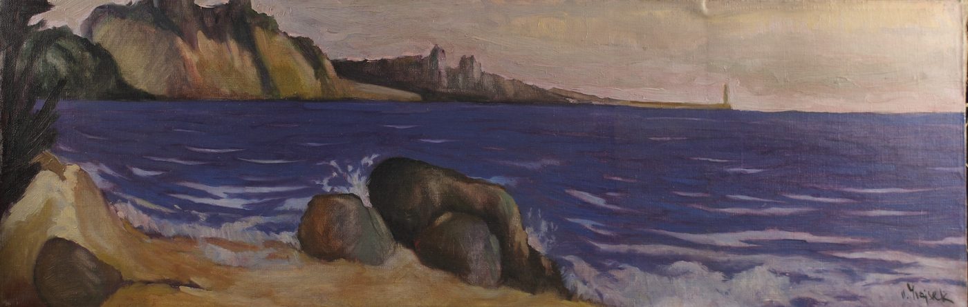 Oldřich Lajsek — krajinomalba, obraz K3